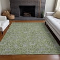 thumbnail image 5 of HomeRoots 664635 9 x 12 ft. Olive Green & Gray Floral Transitional Washable Machine Made Rectangle Area Rug with UV Protection, 5 of 9
