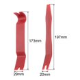 thumbnail image 3 of Unique Bargains Trim Removal Tool Kit,Internal Modification Fastener Accessories for Car Dash Audio Door Panel (Red) 5pcs, 3 of 5