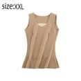 thumbnail image 2 of Women Thermal Tank Tops, Scoop Neck Fleece Camisole Sleeveless Underwear Warm Base Layer, 2 of 5