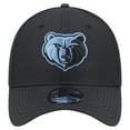 thumbnail image 2 of Men's New Era Black Memphis Grizzlies Night 39THIRTY Flex Hat, 2 of 5