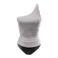 thumbnail image 4 of DGMIOCS Ensemble Tankini Modeste pour Femmes Maillot de Bain pour Femmes Noir2 TG, 4 of 5