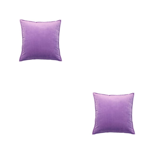 Monstrate Funda de cojín de asiento Funda de almohada decorativa Púrpura Púrpura 50x50cm 2piezas