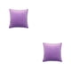 thumbnail image 2 of Inteprter Funda de cojín de asiento Funda de almohada de color sólido Púrpura Púrpura 40x40cm 2piezas, 2 of 6