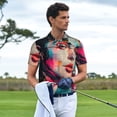 thumbnail image 3 of Sikiie Vibrant Street Art Portrait Print Men's Short-sleeved POLO Shirts, Button-down Shirts and T-shirts are Suitable for Vacation, Leisure and Business-XX-Large, 3 of 6