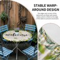 thumbnail image 2 of Lemon Farmhouse Round Tablecloth for 36-44 Inch Tables,Fitted Table Cover with Elastic Edge,Summer Fruit Botanical Beige Burlap Waterproof Outdoor Table Cloth Protector for Patio Garden Dinner Picnic, 2 of 9