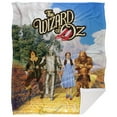 thumbnail image 2 of The Wizard of Oz On The Road Silky Touch Sherpa Back Super Soft Throw Blanket, 2 of 5