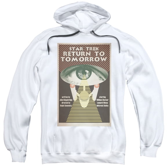 Star Trek Tos Episode 49 Adult Pullover Hoodie Sweatshirt White