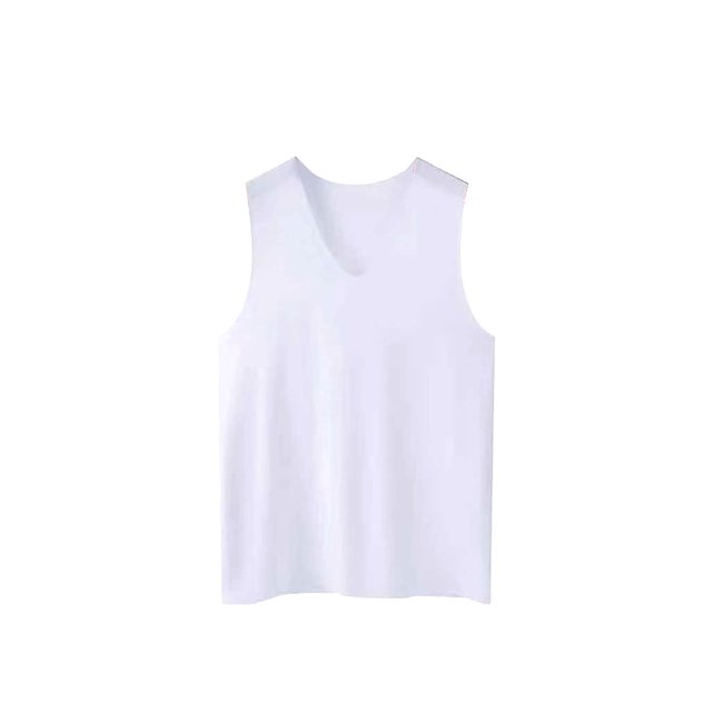 Sonducket Ropa interior sin mangas para hombres Chaleco deportivo de ajuste a la moda Amigable con la piel Cuidado fácil Muchos colores Underwaist Fitness Camisetas Blanco XL 115-125 Libras Sonducket AP013342-02