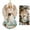 Angel, variant on Coastal Christmas Bell Ornament with Lighthouse Scene, Ocean Beach Theme Acrylic Tree Hanging Decoration with Red Bow and Blue Crystal, 1.46 Inch, 1 Pack, Across the Miles Always Near