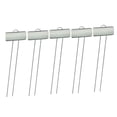 thumbnail image 4 of Washranp 5Pcs Plant Labels,Iron Waterproof Long T-shaped Sharp Garden Markers Stakes Plant Tag for Indoor Outdoor Grow Flowerpot Potted Herbs, 4 of 4