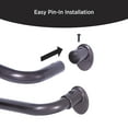 thumbnail image 6 of Eclipse Complete Blackout Room Darkening Adjustable Length Wrap Around Curtain Rod, 86-120 in., 5/8 in., Diameter, Espresso, 6 of 8