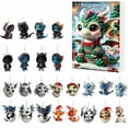 thumbnail image 1 of TIELUTT 2025 Christmas Dinosaur Countdown Surprise Blind Set Advent Calendar Holiday Toy For Kids Automatic Timer Stop Light Alarm Clock for Kids Classroom Clock and Timer Rain Timer Wind up Timer wi, 1 of 7