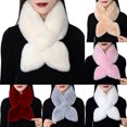 thumbnail image 4 of Women's Fashion Versatile Solid Color Thick Warm Scarf Neck Gaiter Windproof Neck Warmer, 4 of 4