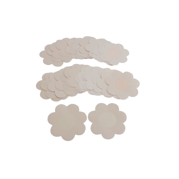 Fullness Satin Petal Disposable Nipple Covers - 30 Piece