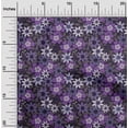 thumbnail image 2 of oneOone Coton Flex Moyen Violet Tissu Floral Rétro Robe Tissu Tissu Imprimé par la Cour 40 Pouces de Large, 2 of 5