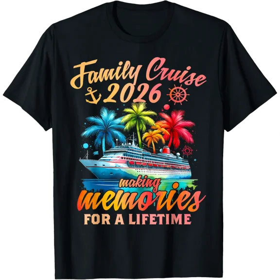 Family Cruise 2026 Family Matching Cruise Vacation Party T-Shirt