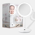 thumbnail image 4 of Zadro LED Lighted Makeup Mirrors for Women w/ Magnification & Cordless, 4 of 7
