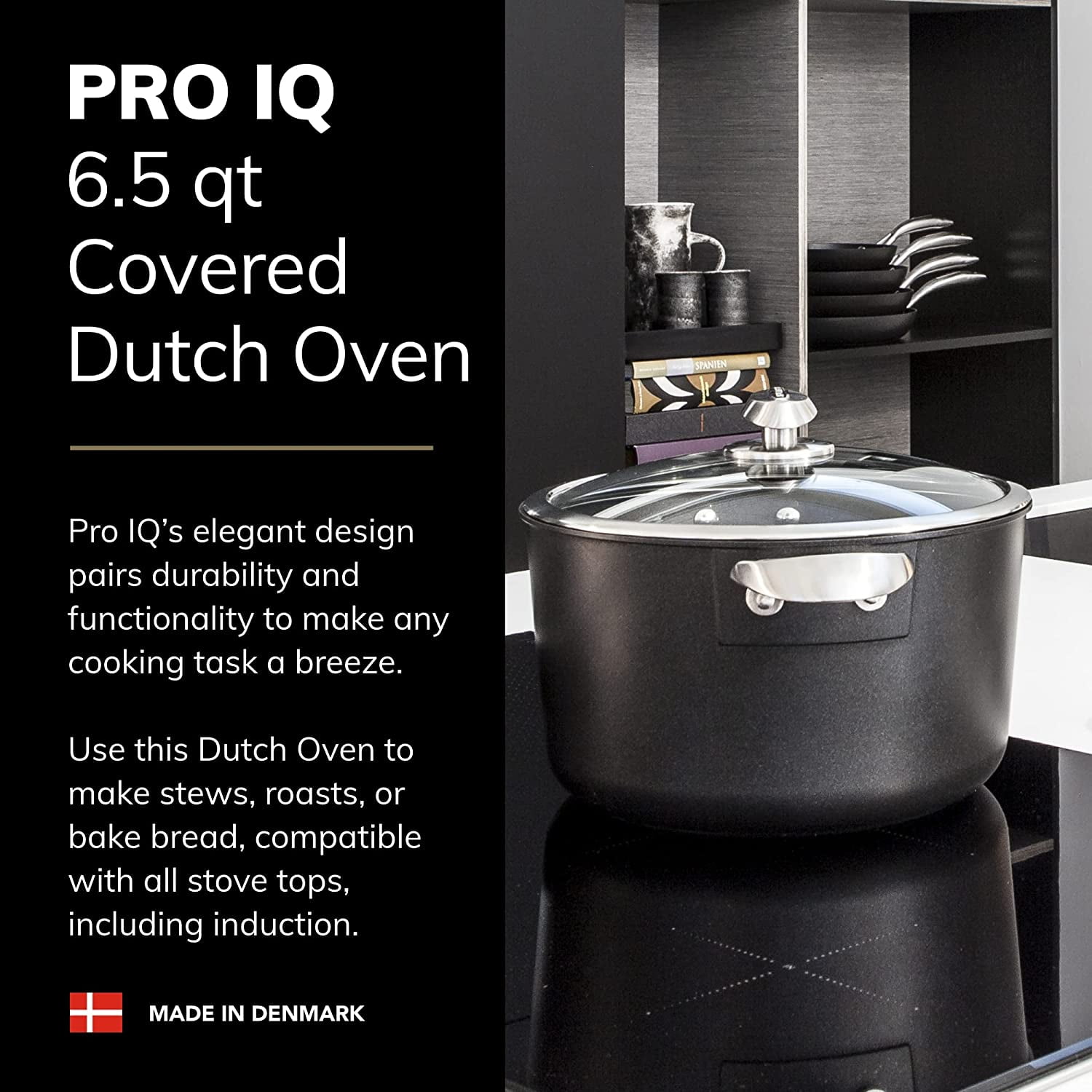 Scanpan Pro IQ Nonstick Dutch Oven, 6.5-Quart