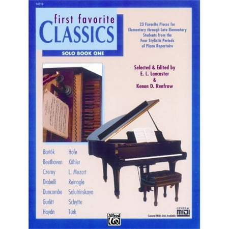 Alfred 00-14713 First Favorite Classics- Solo- Book 1 - Music Book