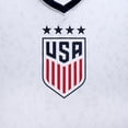 thumbnail image 4 of U.S. Soccer USWNT National Team 4 Star Champion Soccer Game Day Youth Poly Shirt, White/Red - YXL, 4 of 6