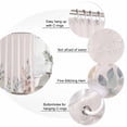 thumbnail image 6 of Spring Floral Waterproof Fabric Shower Curtain,Colorful Watercolor Botanical Waterproof Fabric Shower Curtain for Bathroom Curtains Bathtubs Hotel Shower Curtains with 12 Hooks Standard 72x72, 6 of 8
