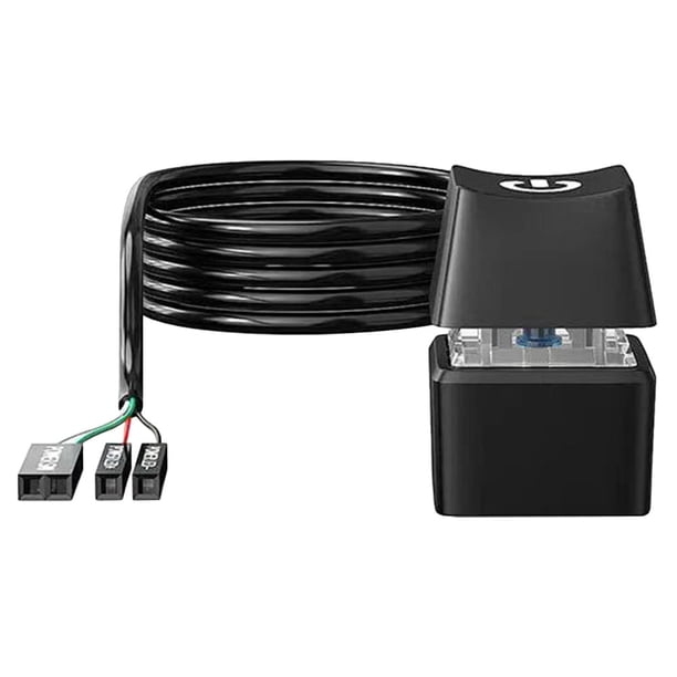Botón de encendido de PC Computadora de encendido Switch Contintor