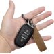 thumbnail image 4 of Llavero Universal con Cara de Cuero PU Extraíble, Rotación de 360 Grados, Llavero Familiar para Coche con Anilla D-ring, Llavero Colgante para Adornos, 4 of 4