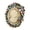 4, variant on Oval Cameo Pendant Necklace with Crystal Rhinestones Handmade Vintage Jewelry Accessory Stylish Outfit Enhancer