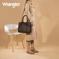 thumbnail image 6 of Wrangler Large Tote Bag for Women Shoulder Purse with Strap Vintage Top-Handle Handbags, 6 of 7