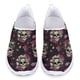 thumbnail image 1 of Zapatos casuales con estampado de calavera clásica y sexy para mujer, zapatos planos deportivos para exteriores, zapatos de malla transpirables y cómodos para verano y otoño, 1 of 5