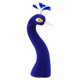 thumbnail image 4 of Cabeza de maniquí de pavo real con arreglo floral, figura de escritorio, decoración del hogar Azul, 4 of 9