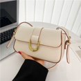 thumbnail image 3 of Bolso de hombro francés para mujer, bolso cruzado de verano, bolso cuadrado pequeño elegante que combina con todo, 3 of 6