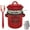 Red, variant on Large Enamel Food Storage Jars with Lids Airtight Pantry Organization Flour Rice Pasta Dry Food Kitchen Use