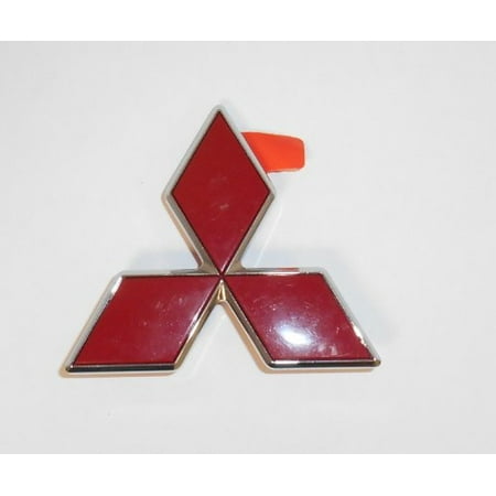 - Genuine Mitsubishi Triple Diamond Emblem RED Front MR416795 Eclipse 2000 2001
