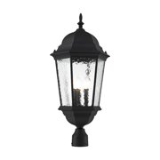 Livex Lighting Hamilton 3 Light Outdoor Post Lantern
