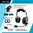 thumbnail image 3 of Auriculares de aviación AIRVOICE para pilotos con cancelación pasiva de ruido, 3 of 9