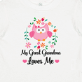 thumbnail image 4 of Inktastic My Great Grandma Loves Me Owl Girls Baby T-Shirt, 4 of 5