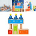 thumbnail image 3 of de bloques de construcción de Castillo de , Juguetes Educativos de aprendizaje , juguetes para para regalos de Salvador Dali bloques de cubo de madera, 3 of 10