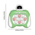 thumbnail image 4 of Juego rápido de empuje pop Push Bubble Fidget Reaction Ability Stress Relieve para niños Regalos Verde, 4 of 4