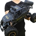 thumbnail image 3 of Coche de control remoto de gran tamaño, vehículo todoterreno de deriva, tracción en las cuatro ruedas, escalada, Big Foot, carreras de alta velocidad, coche de juguete recargable, 3 of 6