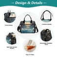 thumbnail image 3 of Medium Cooler Bag Lunch Bag Portable Meal Bag Work Meal Bag Outdoor Meal Bag Travel Meal Bag Picnic Meal Bag Going Out Meal Bag Beautiful Sun and Sea, 3 of 6