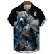 thumbnail image 3 of Camisas de animales para hombres, ropa para hombres con estampado de guerrero orco, camisetas casuales de manga corta para uso diario, camisetas holgadas de gran tamaño, 3 of 5
