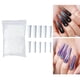 thumbnail image 5 of Lote de 500 uñas postizas de resina estilo bailarina largas con caja para bricolaje Color natural, 5 of 9