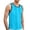 2-Sky Blue, variant on Mens Tank Top Gym Sleeveless Tee Shirts Running Shirt Bodybuilding Beach Gym Muscle Tank Base Layer Shirt Regular and Big & Tall Gym Clothes for Men