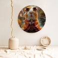 thumbnail image 5 of Salouo Valley Meditating Guinea Pig Pattern Bone China Decorative Plate,Holiday Decor Decorative Ceramic Plates with Stand Elegant Home DéCor for Hallway/Living Room/Bedroom-7in, 5 of 6
