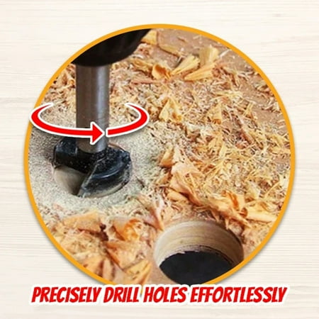 

Tdoenbutw Drill Bit Set 15Mm-35Mm Wood Forstner Drill Bit Woodworking Hole Saw Cutter Hole Boring-Bits Slive