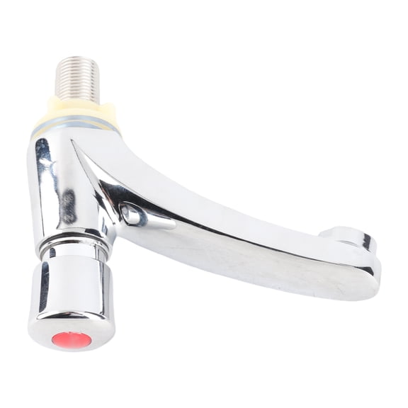 Kitchen Essentials Chrome Plated Self Closing Brass Faucet with Time Delay, Push Type, Easy to Install for Home Kitchen, Bathroom, Hotel Use