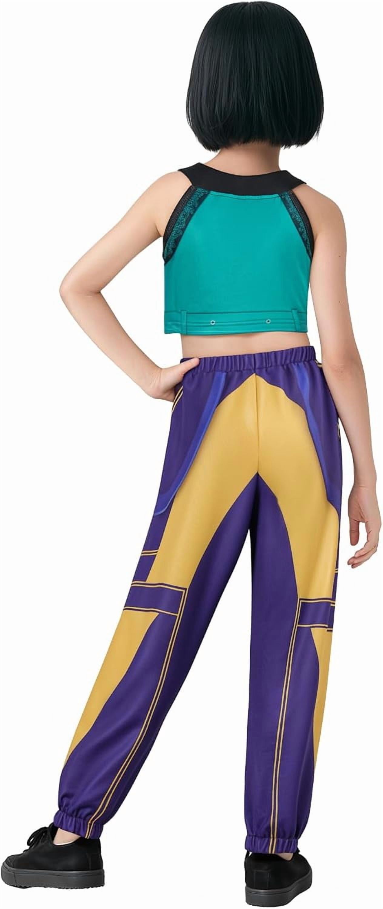 Costume Démon Fille Zoey Avec Perruque | Tenue Chanteuse Pop Halloween Cosplay - 11