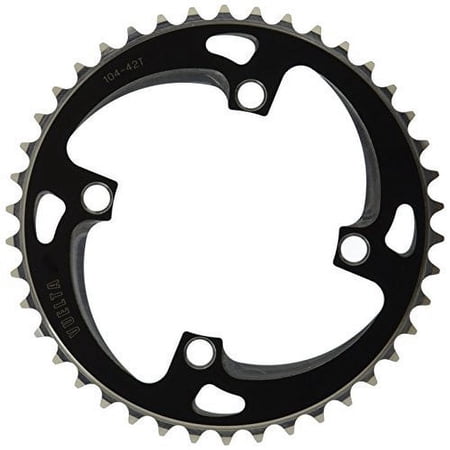 Vuelta SE Flat 104mm/BCD 42T Chainring, Black