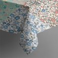 thumbnail image 4 of Pioneer Flower Floral Print Pattern Rectangle Tablecloth 60"x102",Waterproof Polyester Rectangle Table Cloth, Wipeable Spillproof Polyester Tablecloth for Dining, Camping, Indoor and Outdoor, 4 of 6